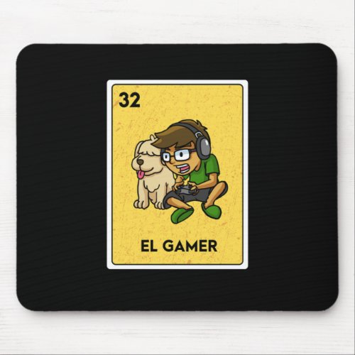 Mexican Lottery Bingo Gamer Card Casino Mouse Pad