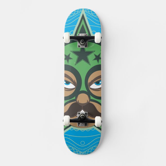 Mexican Luchador Skateboard (Front)