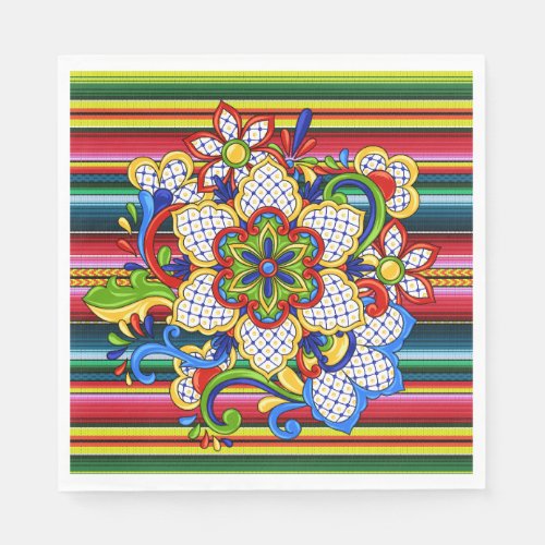 Mexican Mandala  Napkins