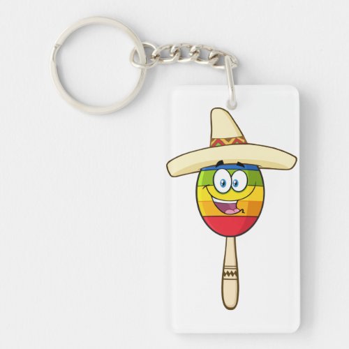 Mexican Maraca Keychain