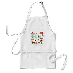 mexican mariachi adult apron