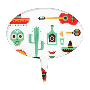 mexican mariachi cake topper