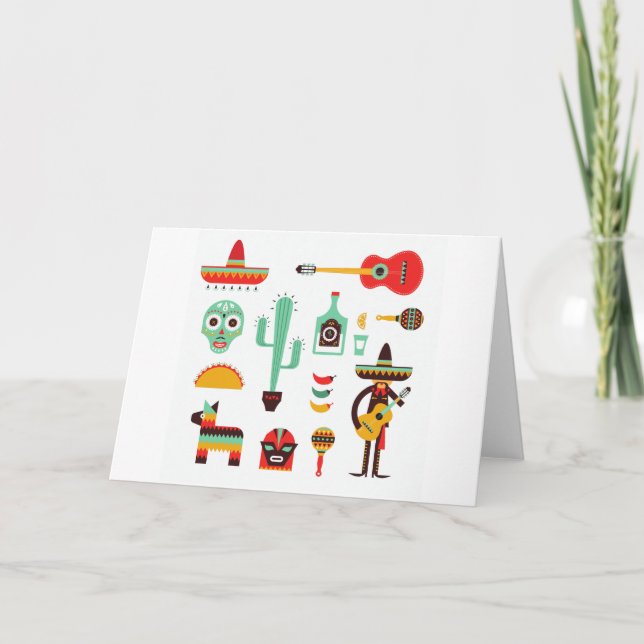 mexican mariachi card (Front)