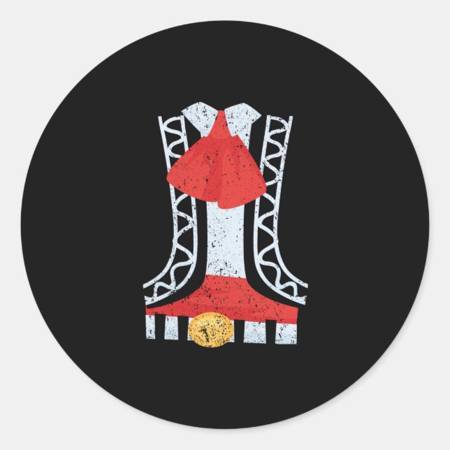 Mexican Mariachi Charro Cinco De Mayo Costume Classic Round Sticker (Front)