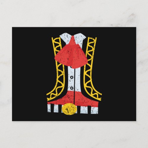 Mexican Mariachi Charro Cinco De Mayo Costume Postcard