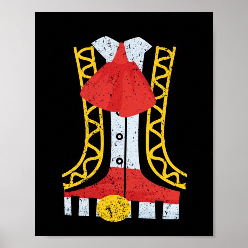 Mexican Mariachi Charro Cinco De Mayo Costume Poster