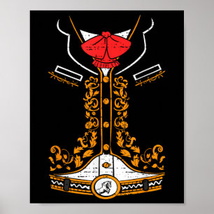 Mexican Mariachi Cinco De Mayo Costume Charro Cele Poster