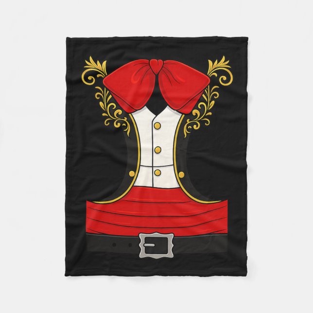 Mexican Mariachi Halloween Costume Cinco De Mayo C Fleece Blanket (Front)