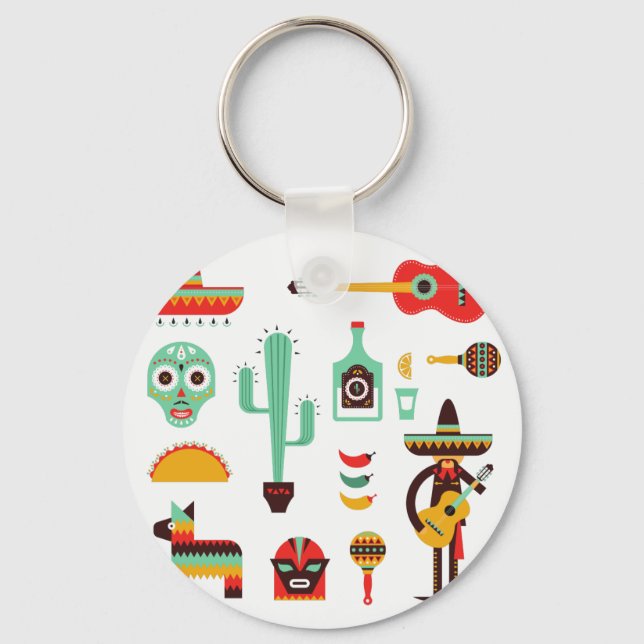 mexican mariachi keychain (Front)