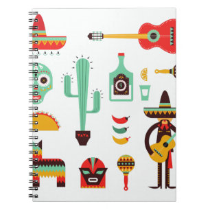 mexican mariachi notebook