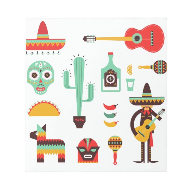mexican mariachi notepad (Front)