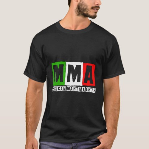 Mexican Martial Combat Mexico Fighter Themed T_Shirt