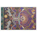 Mexican Mayan Aztec Goddess Ethnic Tribal Art Boho Fabric