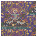 Mexican Mayan Aztec Goddess Ethnic Tribal Art Boho Fabric