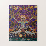 Mexican Mayan Aztec Goddess Ethnic Tribal Art Boho Jigsaw Puzzle Mexican Mayan Aztec Goddess Ethnic Tribal Art Boho Jigsaw Puzzle