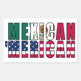 Mexican American Stickers | Zazzle