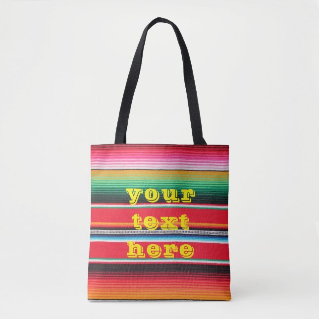 mexican mexico poncho blanket background  tote bag (Front)