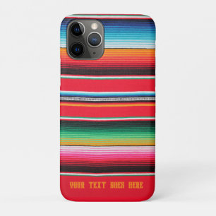 Mexican Mexico poncho serape blanket iPhone 11 Pro Case