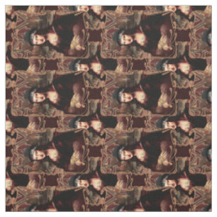 Mexican Mona Lisa Chicana Chola Fabric