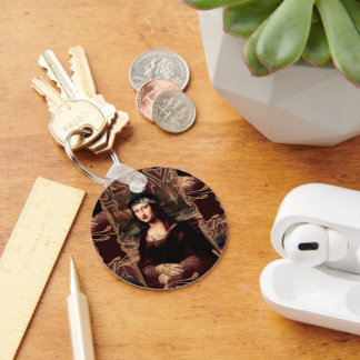 Mexican Mona Lisa Chicana Chola Keychain