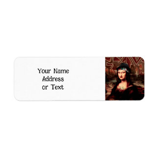 Mexican Mona Lisa Chicana Chola Label