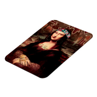 Mexican Mona Lisa Chicana Chola Magnet