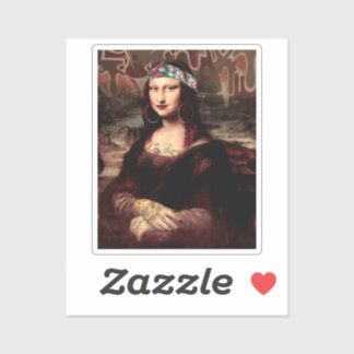 Mexican Mona Lisa Chicana Chola Sticker