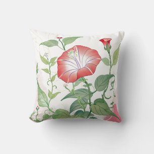 Mexican Morning Glory Square Pillow