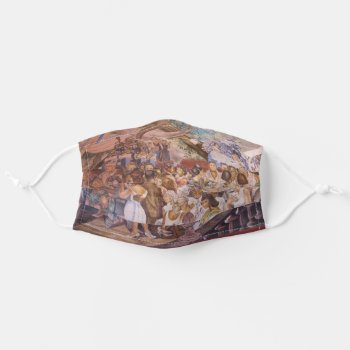 Mexican Mural Art Face Mask Cover by beautyofmexico at Zazzle