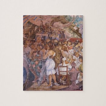 Mexican Mural Art Jigsaw Puzzle by beautyofmexico at Zazzle