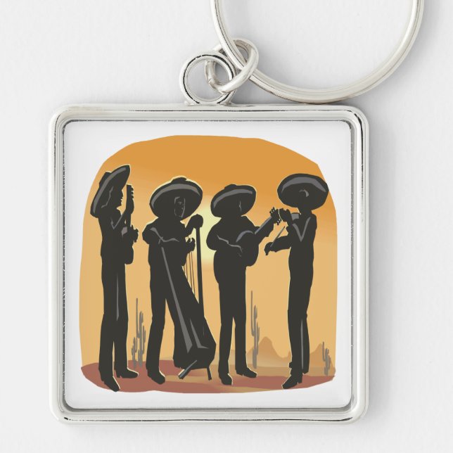 Mexican Music Keychain (Front)