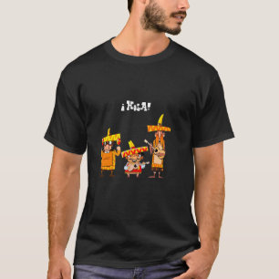 Mexican Musicians - Funny Cartoon T-Shirt