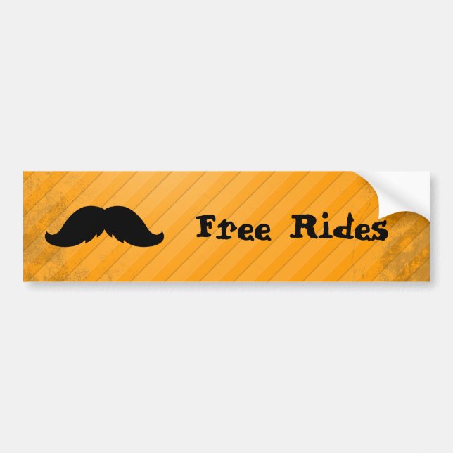 Mexican Mustache Bumper Sticker (Front)