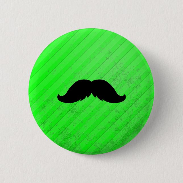 Mexican Mustache Pinback Button (Front)