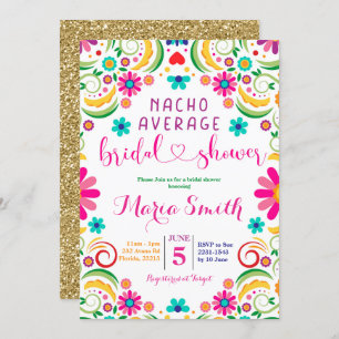 Mexican Nacho Average Bridal Shower Invitation