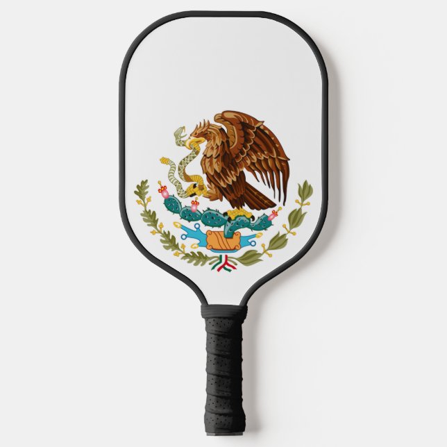 Mexican National Emblem Pickleball Paddle (Front)