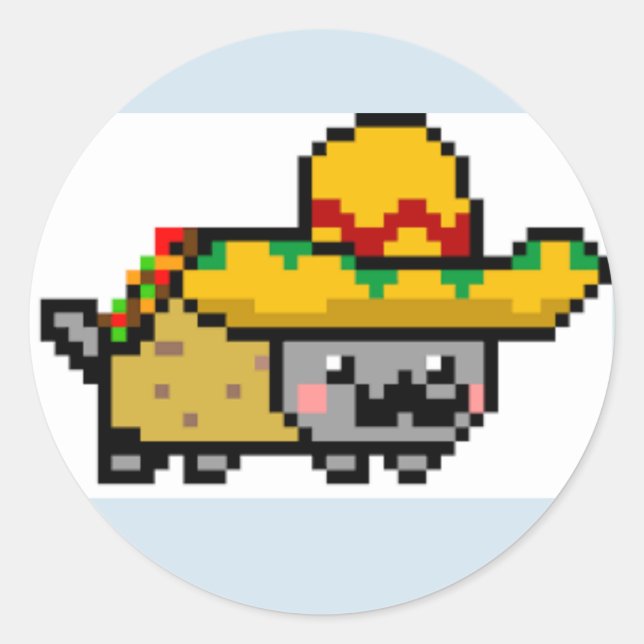 Mexican Nyan Cat Sticker page of 20 (Front)