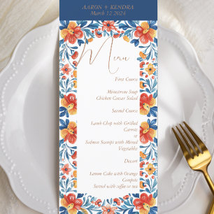 Mexican Oaxaca Destination Wedding Menu
