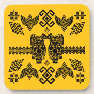 Mexican Otomi Home Decor Beverage Coaster