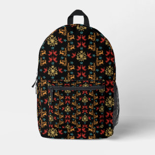 Mexican Otomi Home Decor Printed Backpack