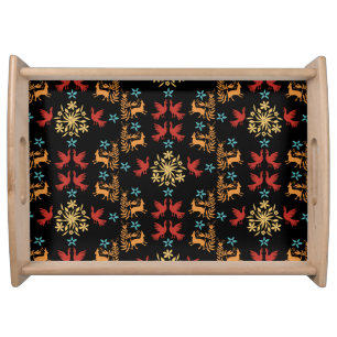 Mexican Otomi Home Decor Serving Tray