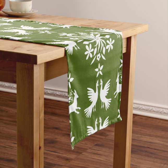 Mexican Otomi Home Decor Short Table Runner (In Situ)