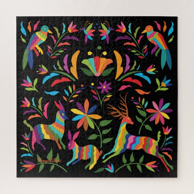 Mexican Otomi Jigsaw Puzzle (Vertical)