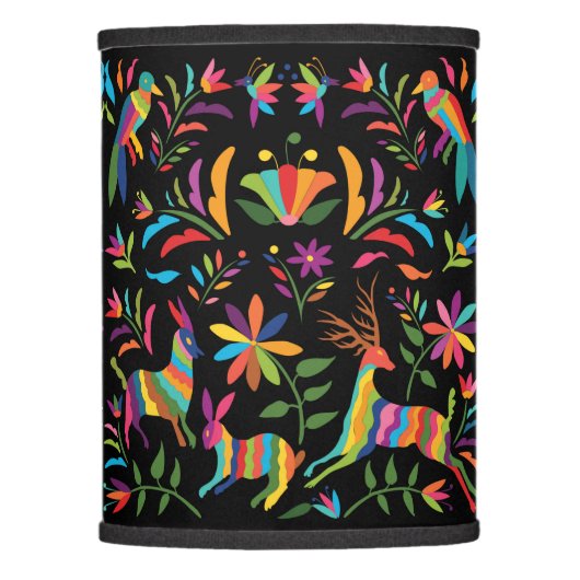 Mexican Otomi Lamp Shade (Front)
