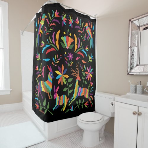 Mexican Otomi  Shower Curtain