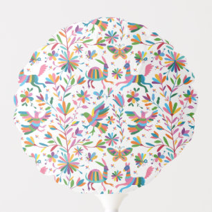  Mexican Otomi Style Bright Pattern Balloon
