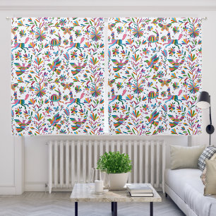  Mexican Otomi Style Bright Pattern Blackout Curtains