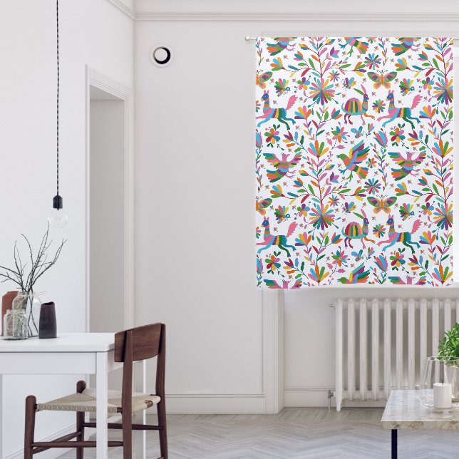 Mexican Otomi Style Bright Pattern Blackout Curtains (Living Room)