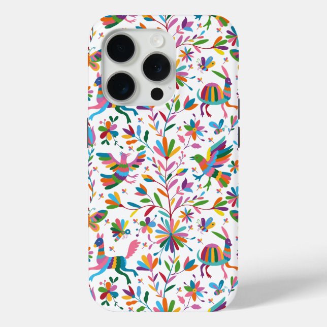 Mexican Otomi Style Bright Pattern Case-Mate iPhone Case (Back)