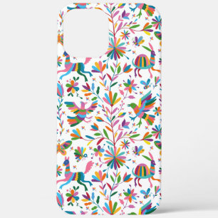 Mexican Otomi Style Bright Pattern iPhone 12 Pro Max Case